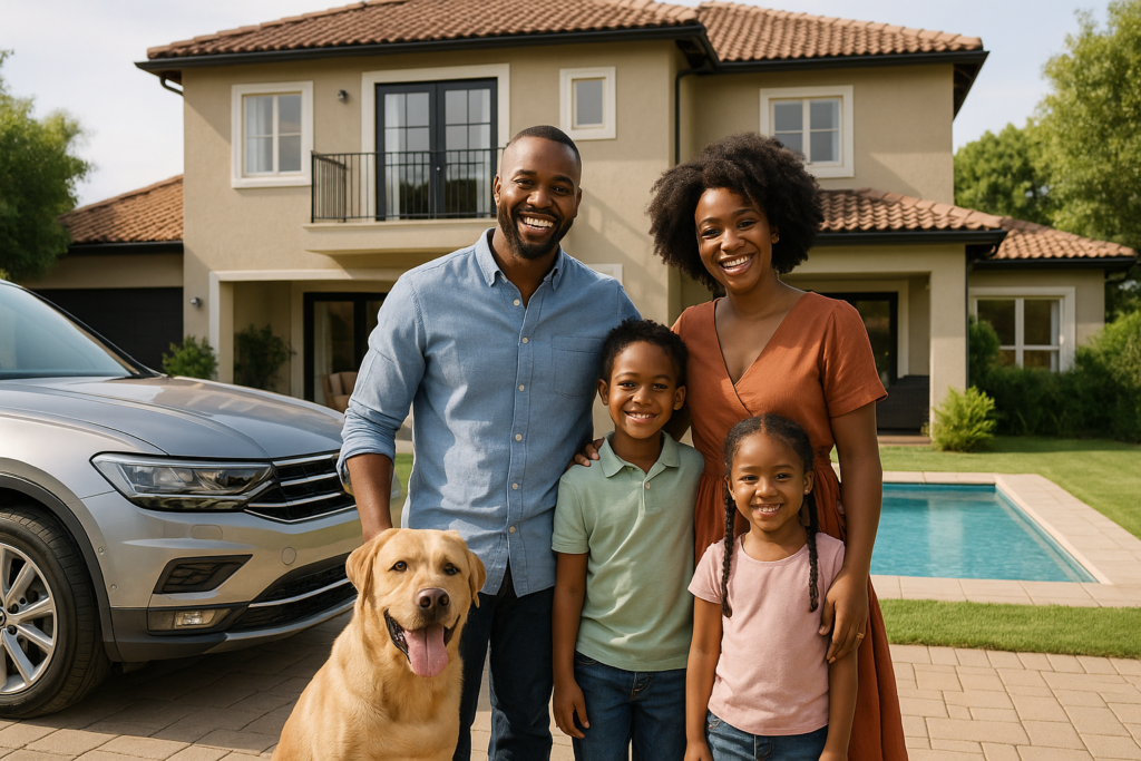 South African family